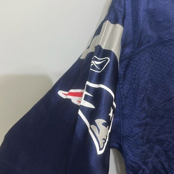 Reebok Mens Blue New England Patriots Tom Brady #12 NFL Football Jersey Medium - Picture 4 of 7